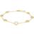Joanli Nor Anna Bracelet - Gold/Transparent