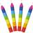 Goki Birthday Train Candles Set of Rainbow colour