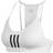 adidas All Me 3-Stripes Mesh Sports Bra - White