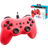 Subsonic ProS Colorz Controller (Nintendo Switch) - Neon Red