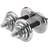 York Fitness Chrome Dumbbell Set 20kg