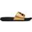 Nike Wmns JDI Benassi Slides Black Metallic Gold