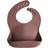 Mushie Silicone Baby Bib Woodchuck
