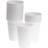 Plastic Cups 20cl White 100-pack