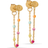 ENAMEL Copenhagen Lola Earrings - Gold/Rainbow