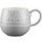 Mason Cash Impressions Grey Leaf Mug 35cl