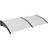vidaXL Transparent, Sort, Hvid 141760
