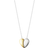 Georg Jensen Hearts Necklace - Silver/Gold