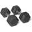 Olive Rubber Hex Dumbbell 2x6kg