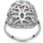 Maanesten Roots Ring - Silver/Opal/Red/White/Green