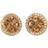 Tory Burch Boucles d'oreilles Crystal Logo Circle Stud Earring 53422 Or