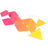 Nanoleaf Shapes Triangles Starter Kit Väggarmatur 15st