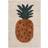 Ferm Living Fruiticana Tufted Pineapple Rug 47.2x70.9"