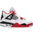 Nike Air Jordan 4 Retro GS - White/Fire Red/Black/Tech Grey