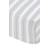 Bianca Stripe Bed Sheet White (90x190cm)