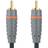Bandridge Blue Coax 1RCA - 1RCA 0.5m