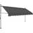 vidaXL Manual Retractable Awning with LED 350x120cm