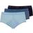 Jockey Classic Y-Front Brief 3-Pack - Navy/Indigo/Azure