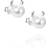 Efva Attling Little Devil Earrings - Silver/Pearls