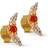 ENAMEL Copenhagen Refina Earrings - Gold/Multicolour