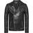 AllSaints Conroy Biker Jacket - Ink Navy