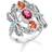 Thomas Sabo Dragonfly Ring - Silver/Multicolour