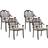 Beliani Ancona 4-pack Garden Dining Chair