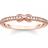 Thomas Sabo Charm Club Infinity Ring - Rose Gold/White