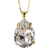 Caroline Svedbom Classic Drop Necklace - Gold/Transparent