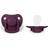 Filibabba Pacifiers 2-pack Plum 6 months