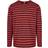 Urban Classics Regular Stripe LS - Fire Red/Black