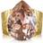 Caroline Svedbom Classic Drop Ring - Gold/Vintage Rose