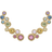 Mads Z Luxury Rainbow Earrings - Gold/Multicolour