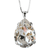 Caroline Svedbom Classic Drop Necklace - Silver/Transparent