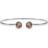 Caroline Svedbom Classic Petite Bracelet - Silver/Vintage Rose