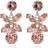 Caroline Svedbom Mini Dione Earrings - Silver/Vintage Rose