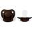 Filibabba Pacifiers Chocolate 0-6m 2-pack