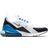 Nike Air Max 270 M - White/Light Photo Blue/Black/Metallic Silver