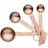 KitchenCraft Master Class Copper Måttsats 4st