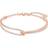 Swarovski Lifelong Bracelet - Rose Gold/White