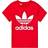adidas Kid's Trefoil T-shirt - Scarlet/White (ED7795)