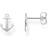 Thomas Sabo Anchor Ear Studs - Silver/White