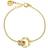 Edblad Ida Mini Bracelet - Gold/Transparent