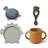 Liewood Vivi Silicone Tableware Set 4-pack Dino Blue Multi Mix