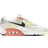 Nike Air Max 90 White/Green/Bright Mango Women's