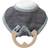 Lullalove Eco Maple Wood Teether with a Bib