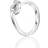 Efva Attling Love Knot & Stars Ring - White Gold/Diamonds