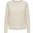 Only Solid Colored Knitted Pullover - White/Whitecap Gray