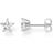 Thomas Sabo Stars Small Ear Studs - Silver/White