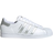 Adidas Superstar Sneakers Shoes Leather White Silver Metallic Men's